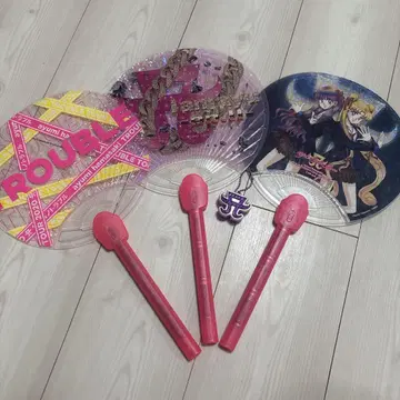 하마사키 아유미 부채 3개 빛나는 참