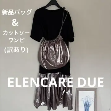 ELENCARE DUE 티셔츠 원피스 (하자품)과 같은 백 (새상품)