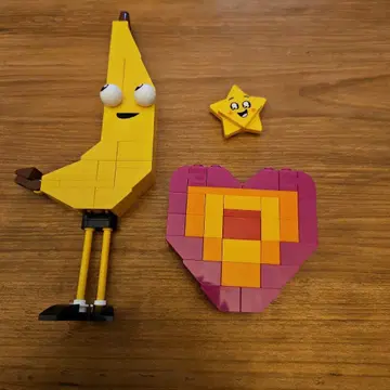 레고 LEGO 무비 바나나 하트 별 세트