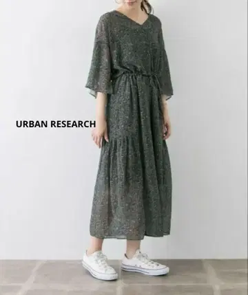 별주 새상품급 Liberty 쉬폰 원피스 URBAN RESEARCH