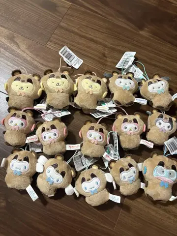 산리오 동물 인형옷 마스코트 묶음 판매