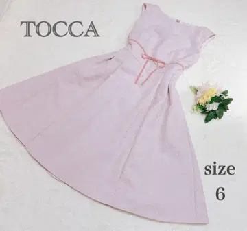 TOCCA 세탁 가능한 원피스 MOONFLOWER 드레스 빅 사이즈