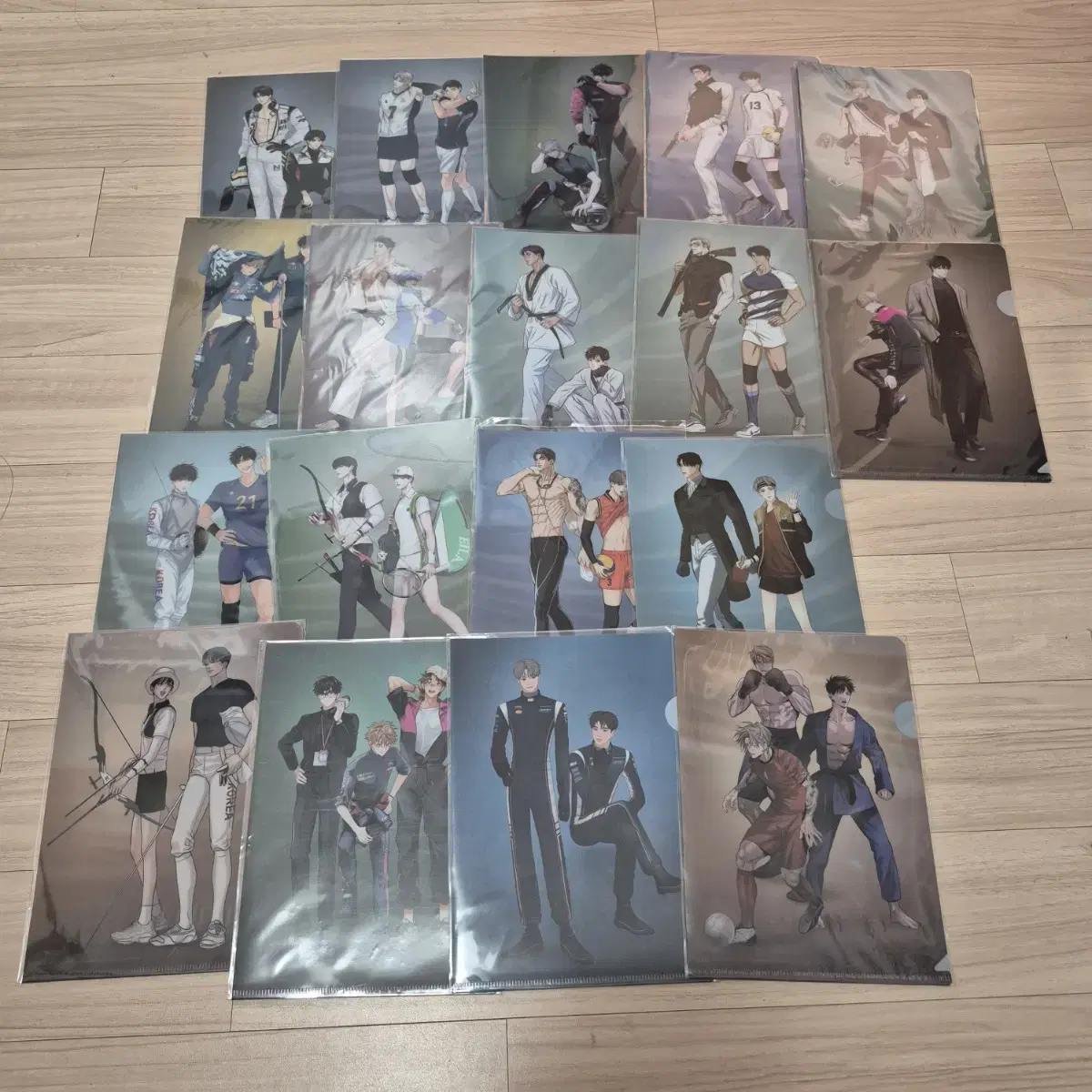 Team Lezhin, Uhping Pop-Up Clear File