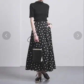 UNITED ARROWS 린넨 롱 스커트