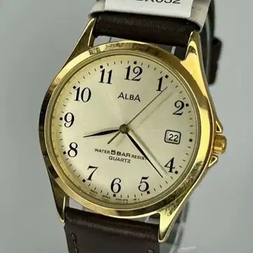 미사용품 SEIKO 세이코 ALBA 전 숫자 다이얼 쿼츠 시계