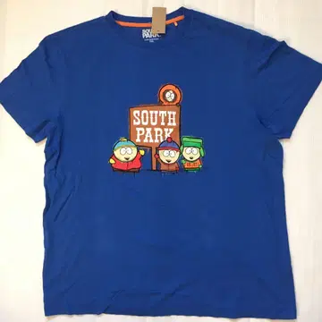 사우스 파크 SOUTH PARK 2XL 프린트 티셔츠 블루