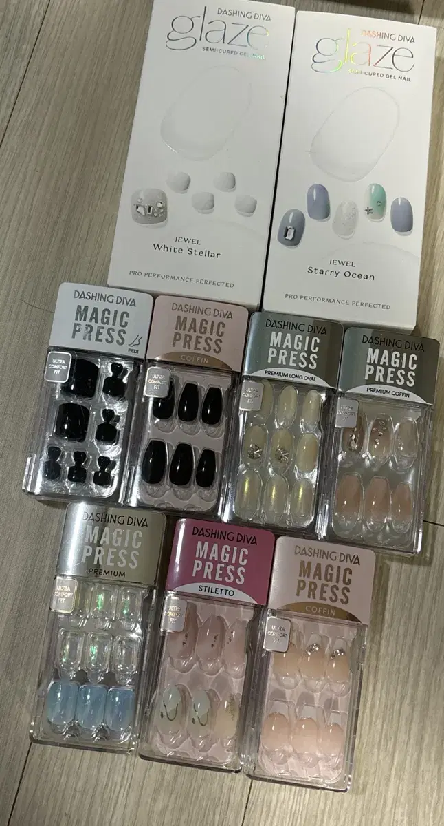 Dashing Diva MagicPress, Glaze Gel (9 types + bonus)