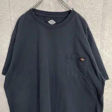 디키즈 무지 가슴 포켓 자수 로고 빅 사이즈 티셔츠 2XL