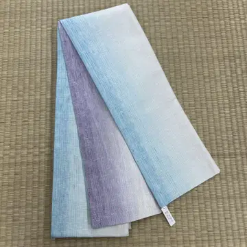 순수 린넨 리버서블 반폭 오비
