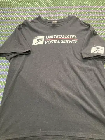 레어 블랙! USPS 우체국 기업 프린트 티셔츠 XL 사이즈 아메카지