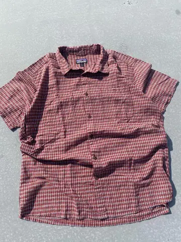 Patagonia XL 타탄 체크 셔츠