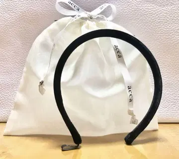acca 블랙 헤어밴드 오리지널 파우치 포함