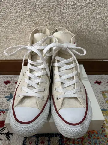 CONVERSE ALL STAR 아이보리 하이컷 22.5