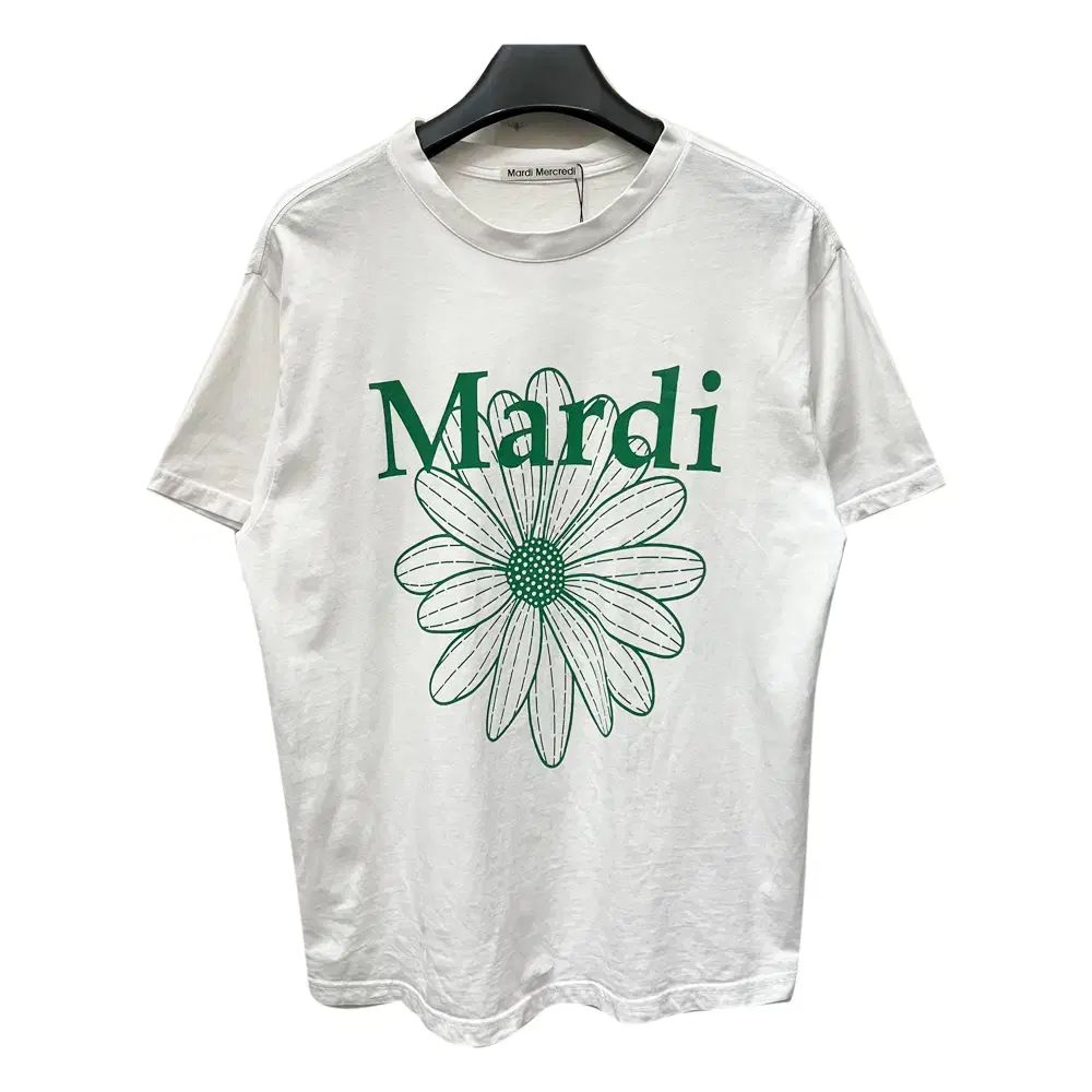Mardi Mercredi Green Flower Short Sleeve Tee FREE