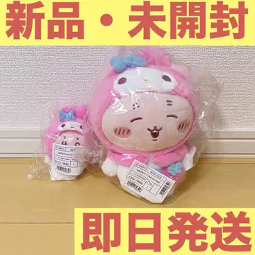 치이카와 산리오 콜라보 봉제 인형 마스코트 헌책방 카니짱 마이멜로디