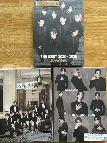 Snow Man THE BEST 2020-2025 앨범 BluRay CD