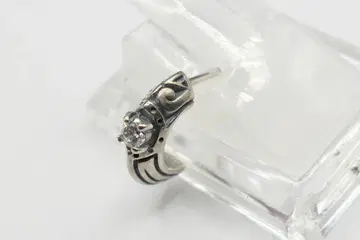 미사용 새상품 M's 컬렉션 나이트 클리어 스톤 귀걸이