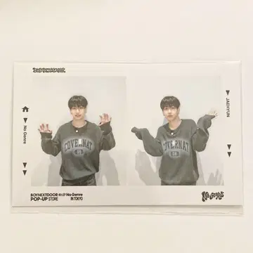 BOYNEXTDOOR 팝업 일본 혜택 2컷 트레이딩 카드 재현