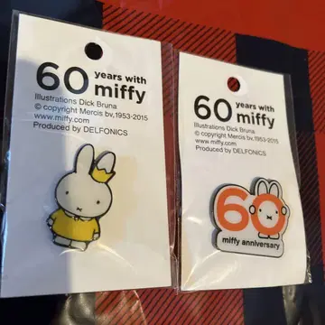 miffy 미피 핀즈 60주년 60주년 기념 핀 배지 세트