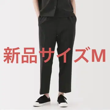 무인양품 바람이 잘 통하는 스트레치 축구 이지 테이퍼드 팬츠 M