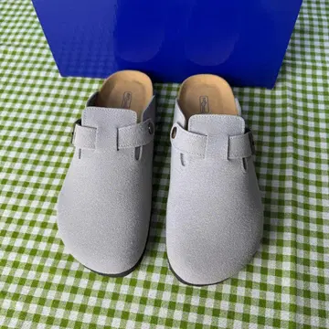 새상품급 BOSTON BIRKENSTOCK 버켄스탁 샌들 그레이