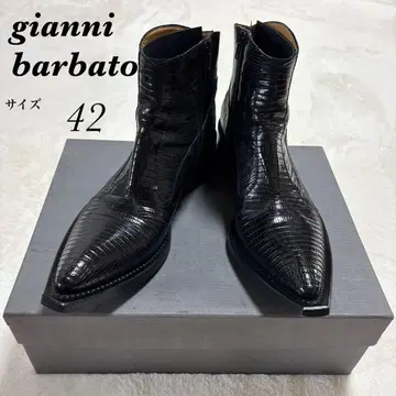 지아니 바르바토 gianni barbato 숏부츠 사이즈 42 블랙