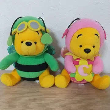 디즈니 디즈니 스토어 푸우 벌 꿀벌 잠자리 나비 나비 세트