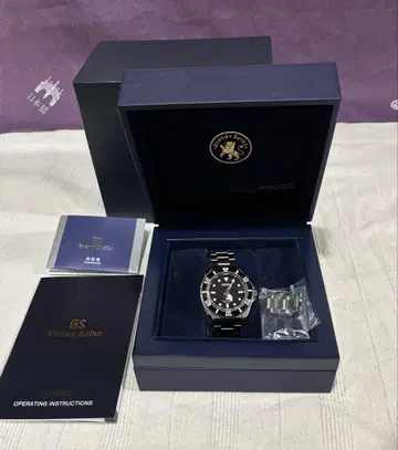 세이코 그랜드세이코 다이버 워치 블랙