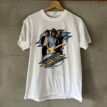 레어 Jeff Beck 1990 데드스탁 티셔츠 유럽 투어