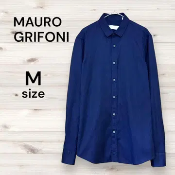 MAURO GRIFONI 새상품급 마우로 그리포니 네이비 긴팔 셔츠