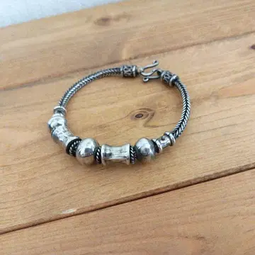 [해외 빈티지] 19cm 3mm 폭스 테일 팔찌 925