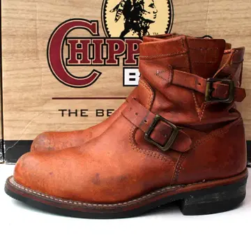 CHIPPEWA 치페와 엔지니어 부츠 스틸토 블랙 택 바이커