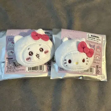 치이카와 산리오 시크릿 헤어 클립 치이카와 헬로키티