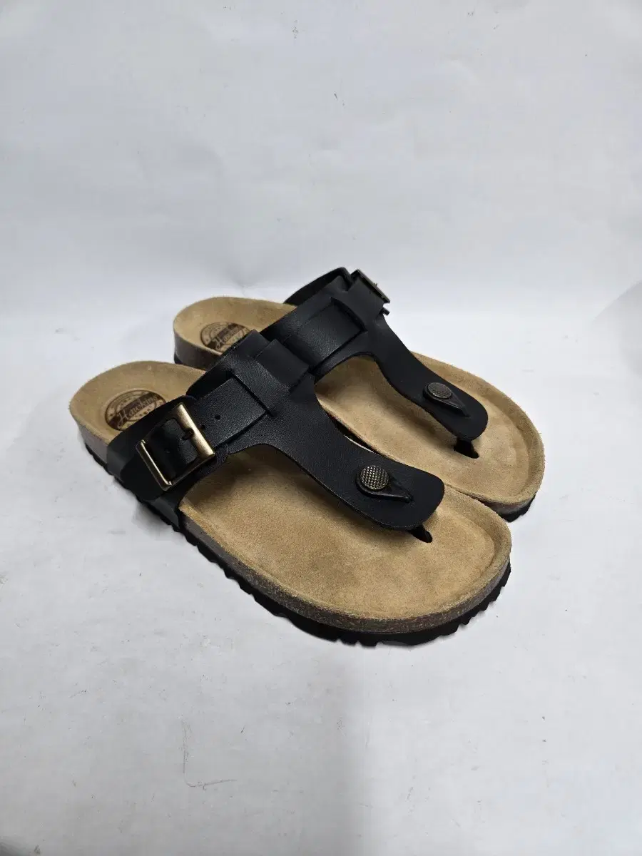 New Shoes) Hawkins Thong Sandals 37 Black 235mm