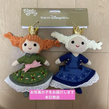 택 포함 새상품 봉제 인형 참 안나 판타지 스프링스 디즈니