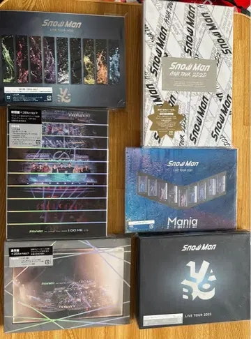 Snow Man 스노우맨 LIVE TOUR DVD BluRay 6종 세트
