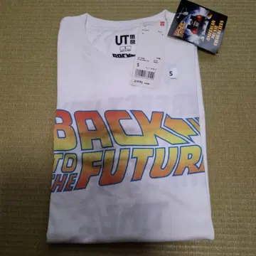 유니클로 BACK TO THE FUTURE 티셔츠 S 화이트