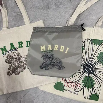 MARDI mercredi 토트백 보냉백 세트