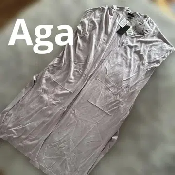 새상품 Aga 롱 가디건 Aga 롱 베스트 아가 롱 가디건 벨트 포함