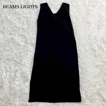 빔즈 슬리브리스 롱 원피스 V넥 점퍼 스커트 고급