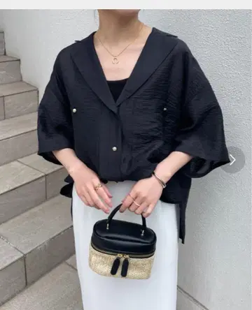 시어 반팔 셔츠