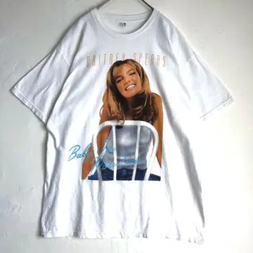 3052 브리트니 스피어스 티셔츠 화이트