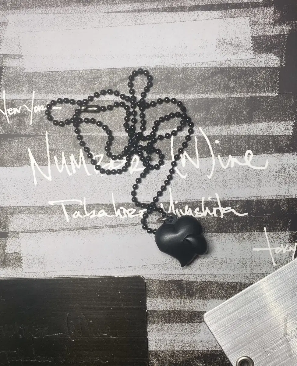 Numbernine Necklace Heart Tears Teardrop Heart