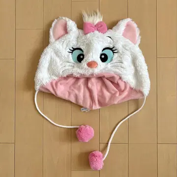 마리 캐릭터 모자 귀도리 플리스