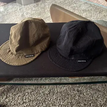RIDGE 워크 캡 2개 세트 올리브 블랙