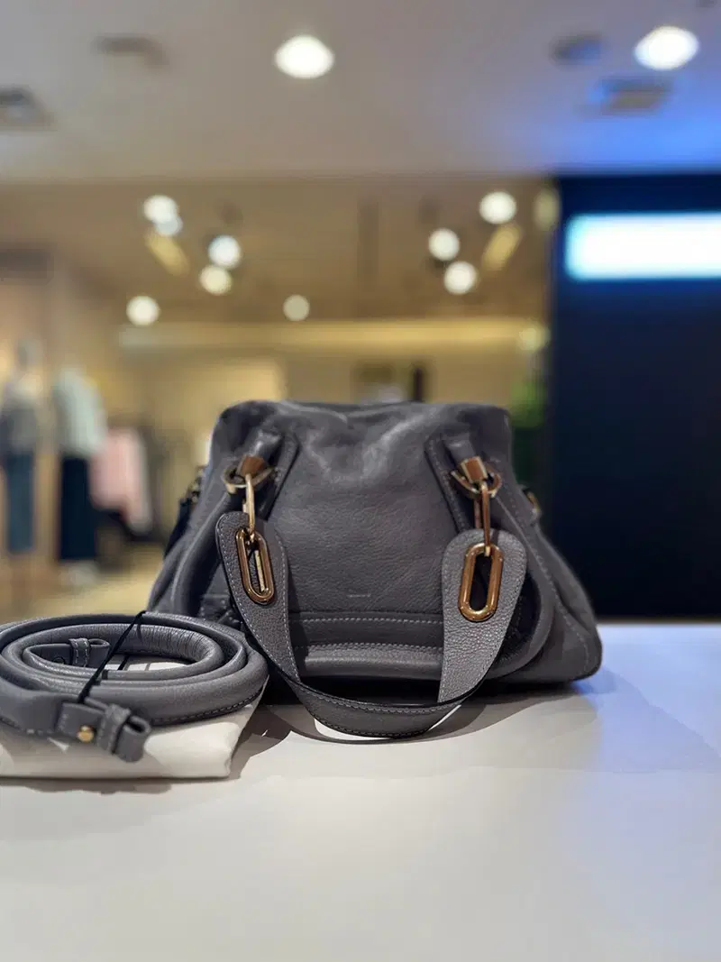 Chloe Paraty Small Gray Shoulder Bag 3S0024