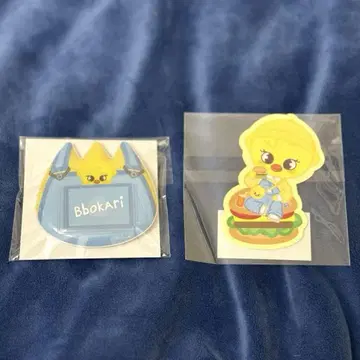 SKZOO 온라인 복권 이름 배지 + 스티커 BbokAri Felix