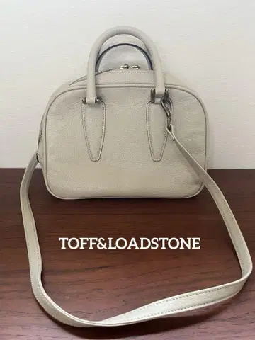 TOFF&LOADSTONE 미니용 리자드 아이보리 핸드백