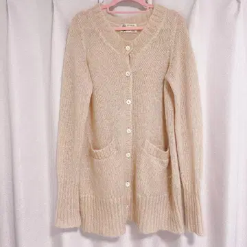 katie Fluffy 롱 가디건 핑크 케이티