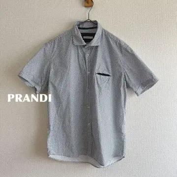 PRANDI 하프 슬리브 셔츠, 이탈리아제, m 62